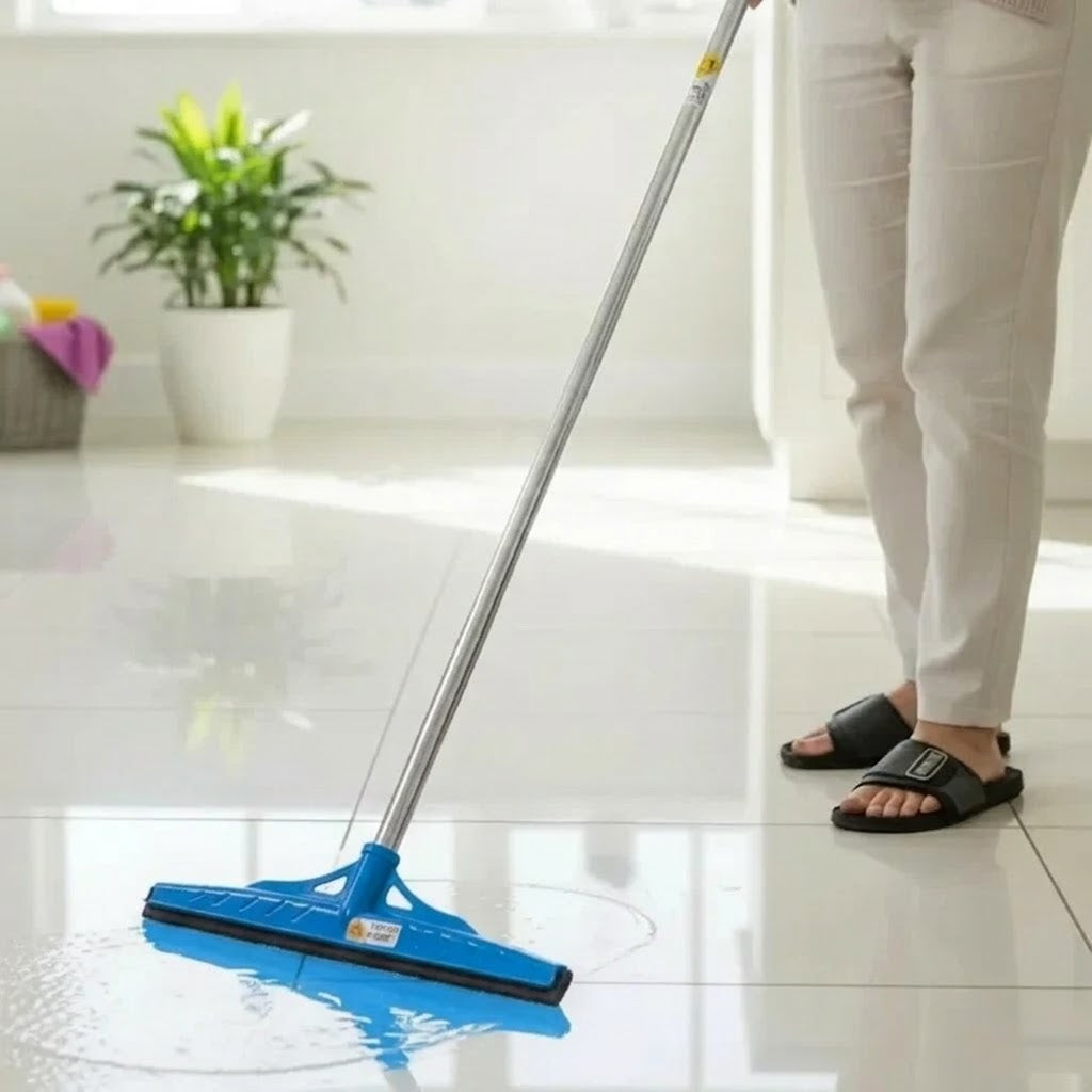 Aroni  Premium Heavy Duty Stainless Steel Floor Wiper – Quick Dry Bathroom & Kitchen Cleaning (AH-300)