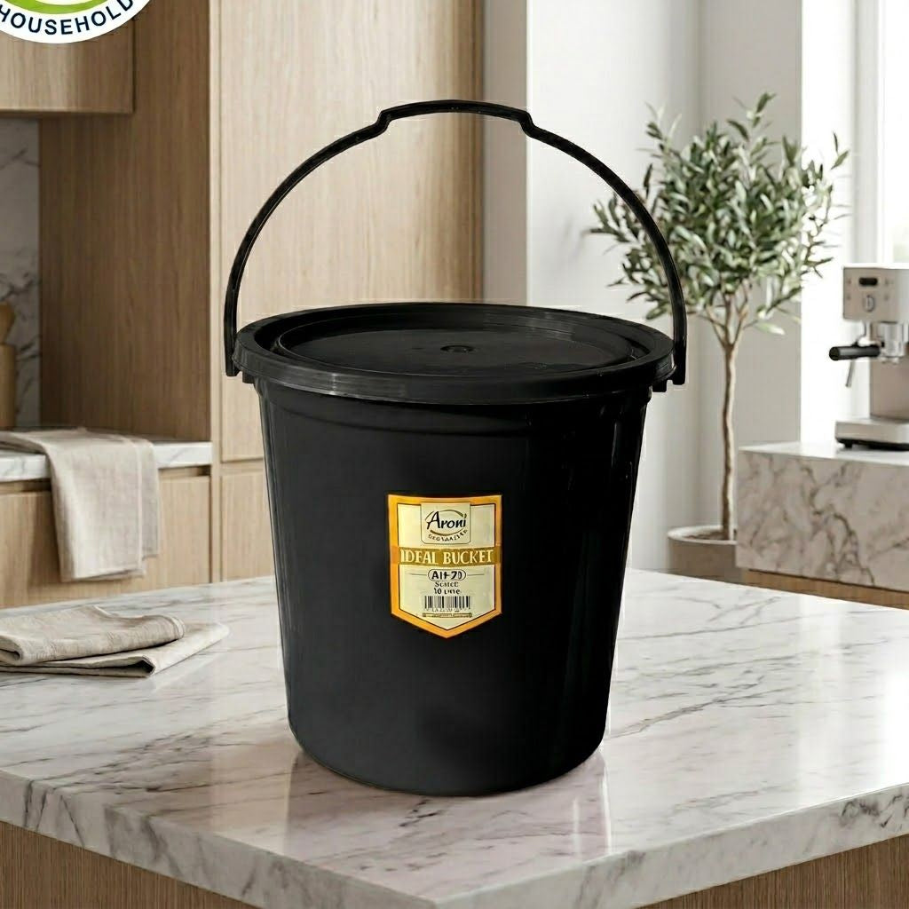 Ideal Bucket – Durable Multi-Purpose Plastic Bucket for Home & Cleaning Use