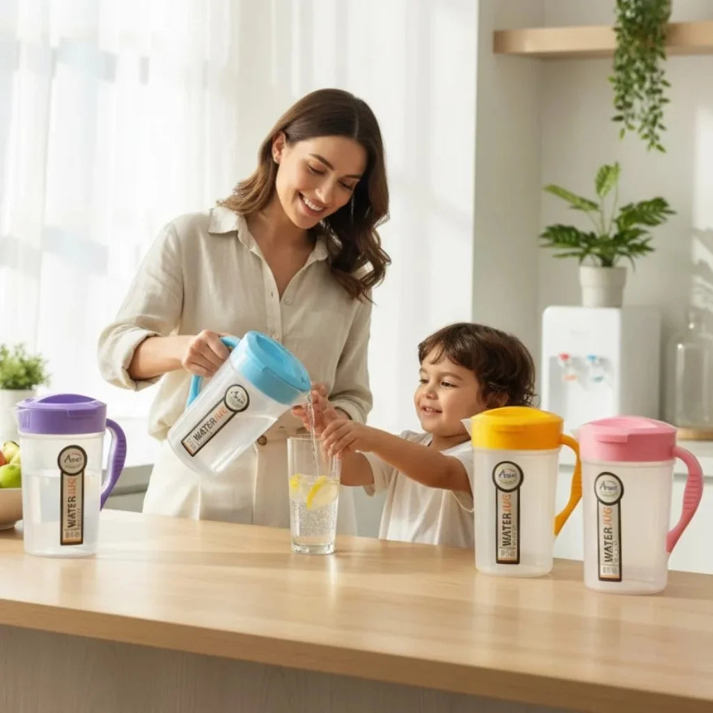 Aroni Household 1.8L Water Jug Pitcher | Durable Kitchen & Dining Server (AH-220)