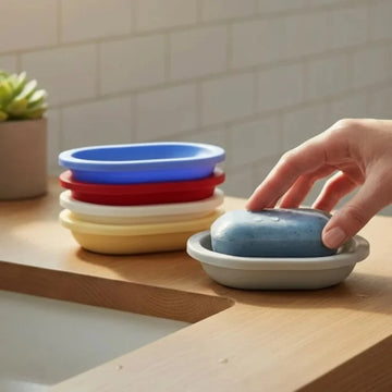 Aroni SD-53 Plastic Soap Dish Tray (Pack of 2) – Colorful Drainage Bathroom Soap Holder