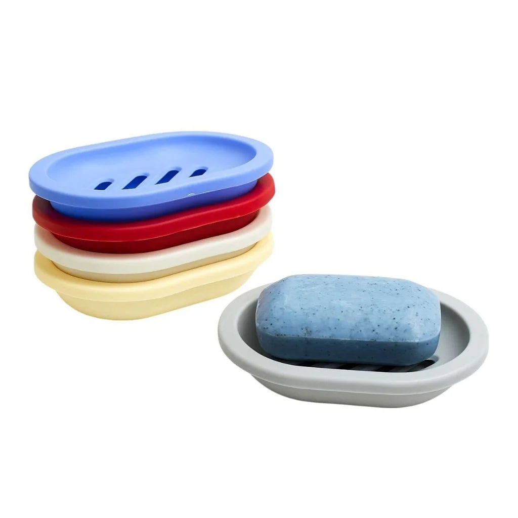 Aroni SD-53 Plastic Soap Dish Tray (Pack of 2) – Colorful Drainage Bathroom Soap Holder