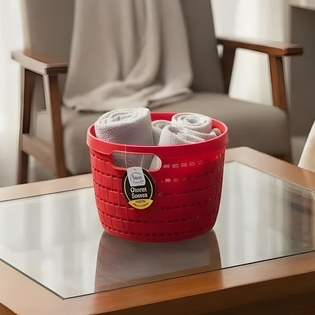 Aroni Orient Multi-Purpose Storage Basket (Pack of 2) | Desk & Home Organizer (AH-110)