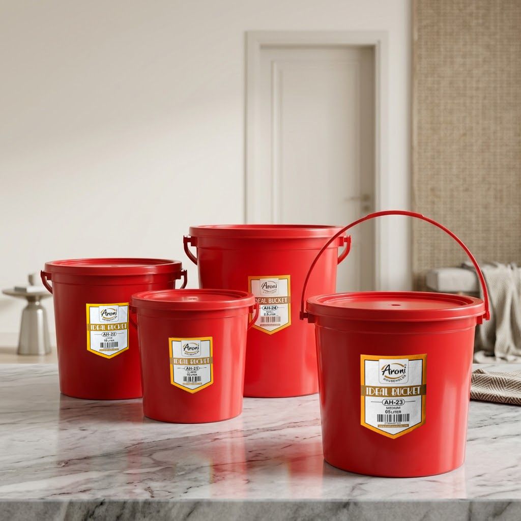 Ideal Bucket – Durable Multi-Purpose Plastic Bucket for Home & Cleaning Use