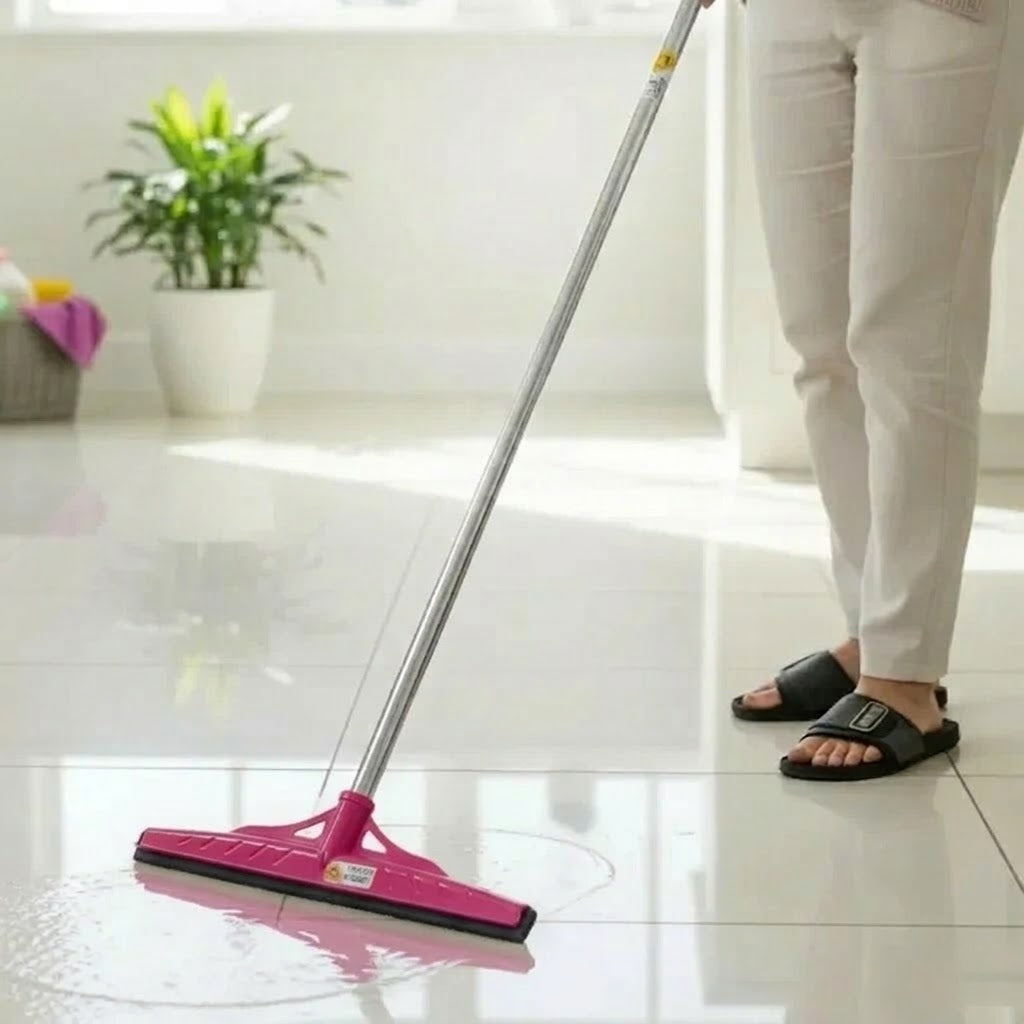 Aroni  Premium Heavy Duty Stainless Steel Floor Wiper – Quick Dry Bathroom & Kitchen Cleaning (AH-300)