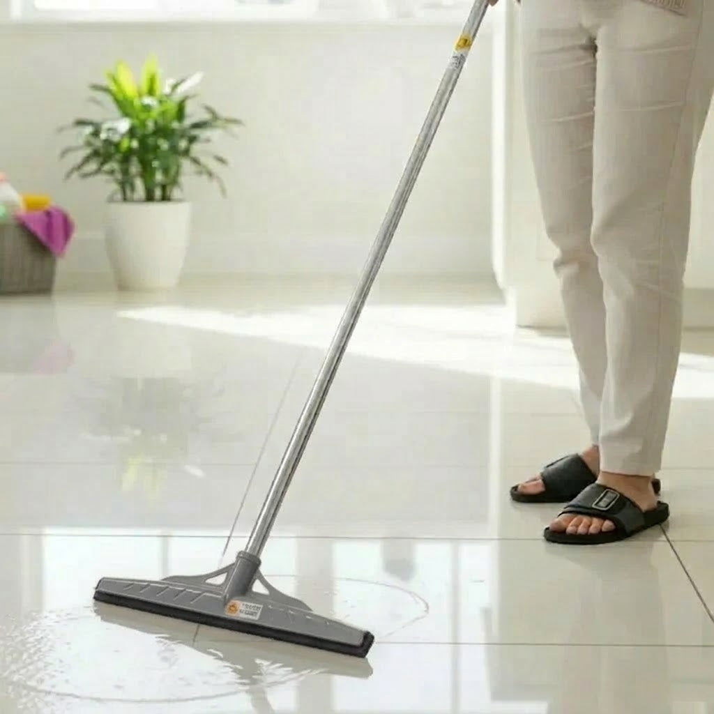 Aroni  Premium Heavy Duty Stainless Steel Floor Wiper – Quick Dry Bathroom & Kitchen Cleaning (AH-300)