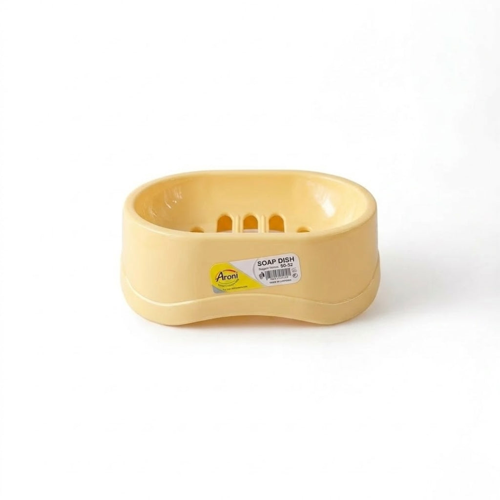 Aroni SD-52 Plastic Soap Dish  – Drainage Design Colorful Bathroom Soap Holder