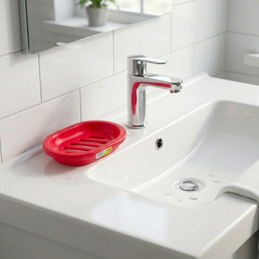 Aroni SD-53 Plastic Soap Dish Tray (Pack of 2) – Colorful Drainage Bathroom Soap Holder