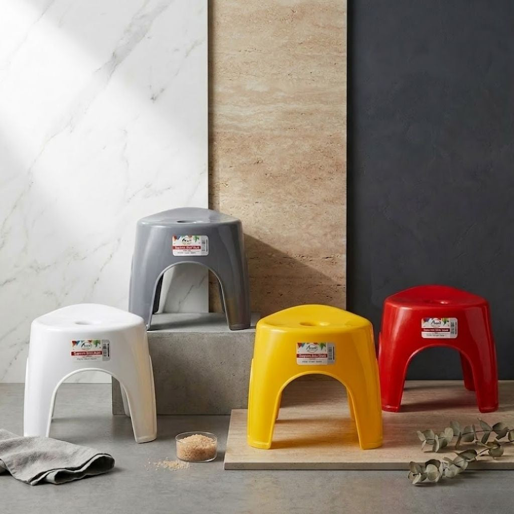 Supreme Plastic Bath Stool – Durable Anti-Slip Bathroom Stool (AH-306)