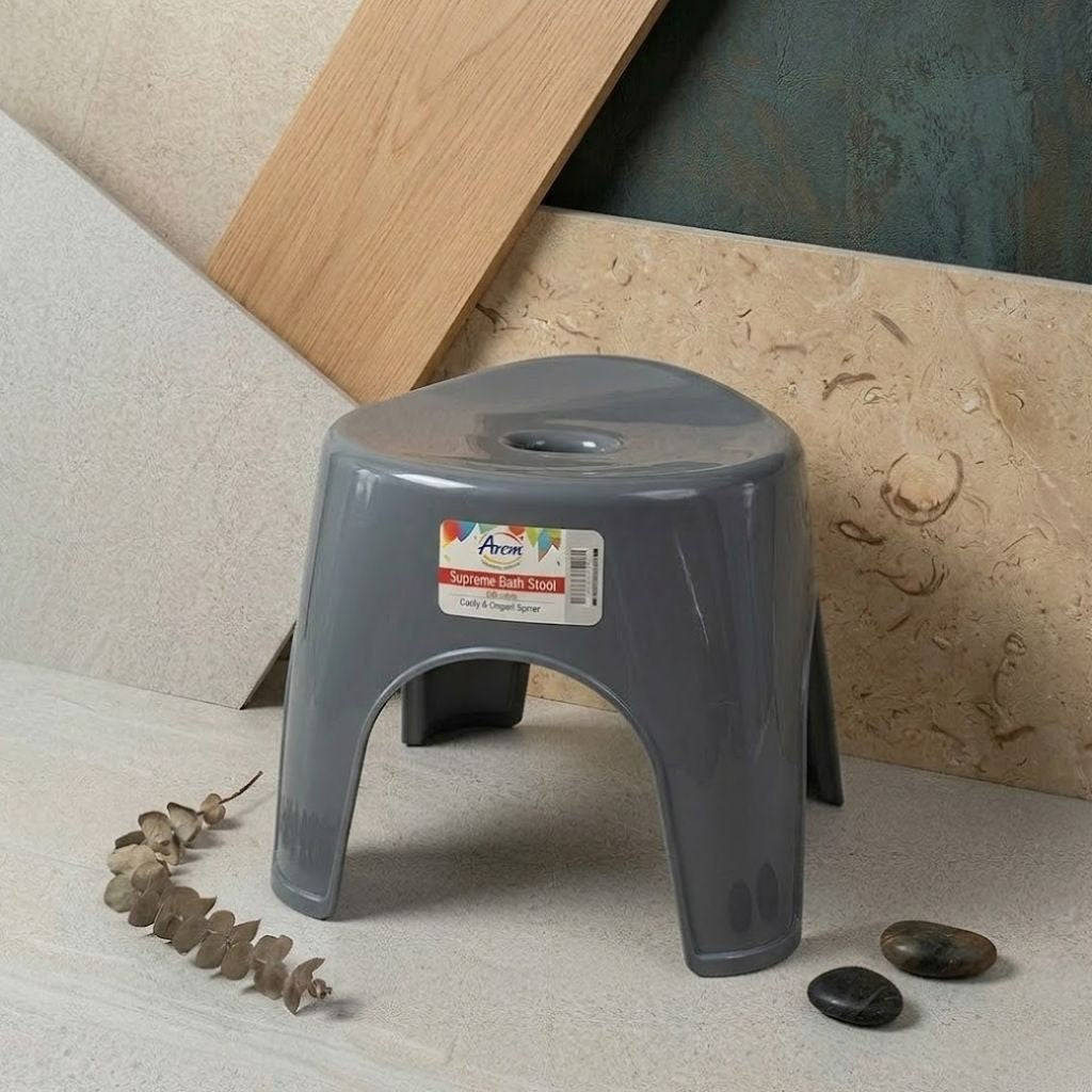 Supreme Plastic Bath Stool – Durable Anti-Slip Bathroom Stool (AH-306)