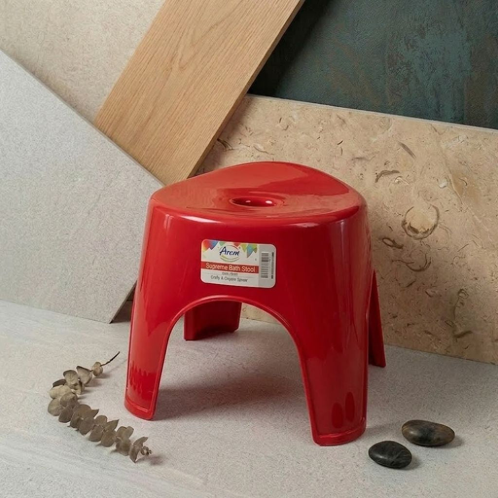 Supreme Plastic Bath Stool – Durable Anti-Slip Bathroom Stool (AH-306)