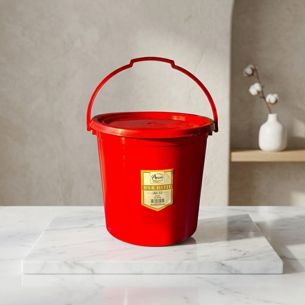 Ideal Bucket – Durable Multi-Purpose Plastic Bucket for Home & Cleaning Use