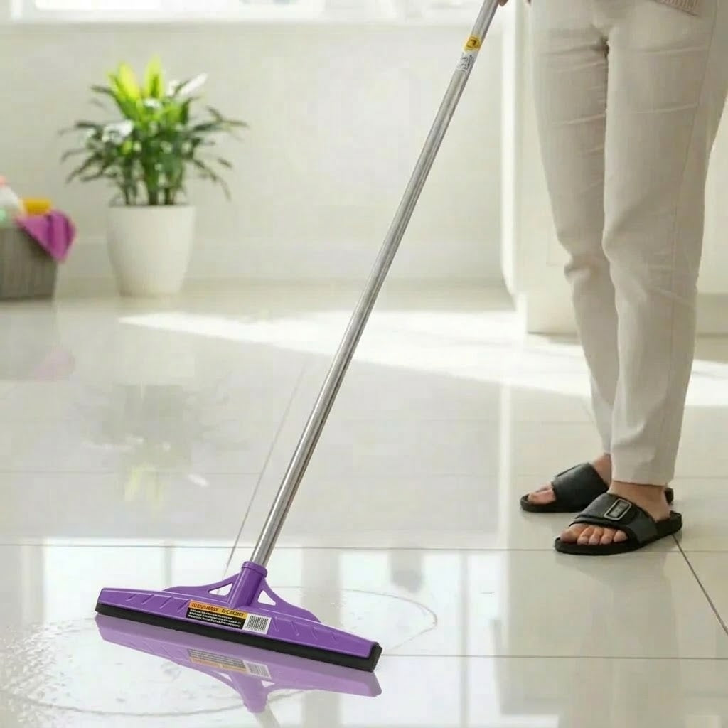 Aroni  Premium Heavy Duty Stainless Steel Floor Wiper – Quick Dry Bathroom & Kitchen Cleaning (AH-300)