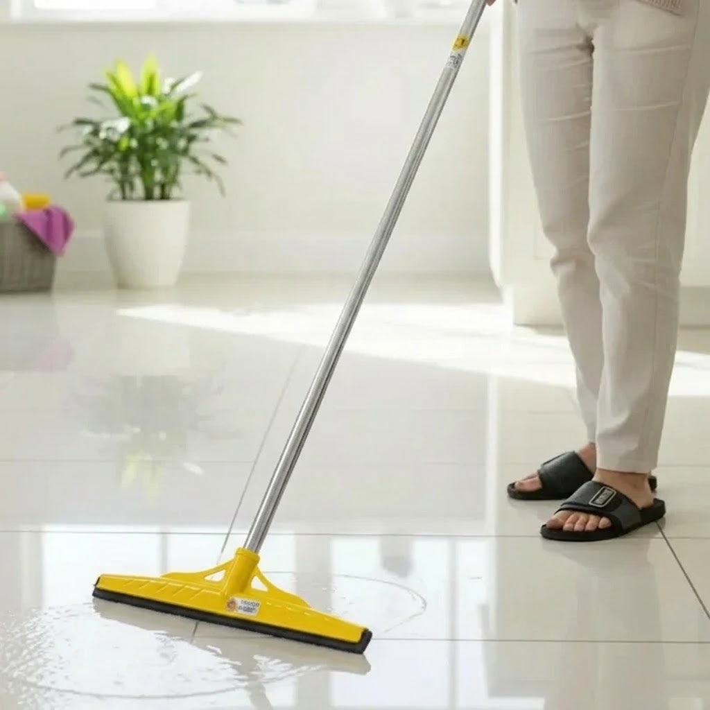 Aroni  Premium Heavy Duty Stainless Steel Floor Wiper – Quick Dry Bathroom & Kitchen Cleaning (AH-300)