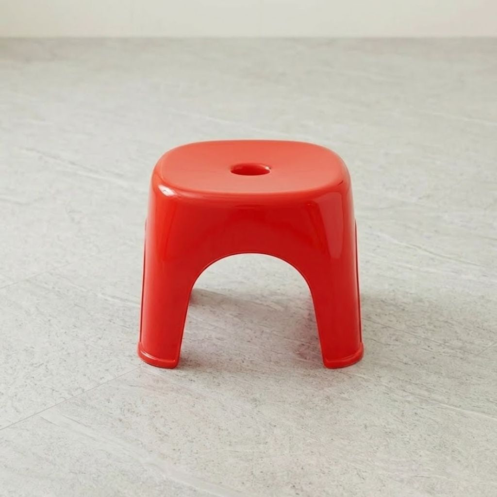 Deluxe Plastic Bath Stool – Heavy Duty Anti-Slip Bathroom Stool (AH-305)