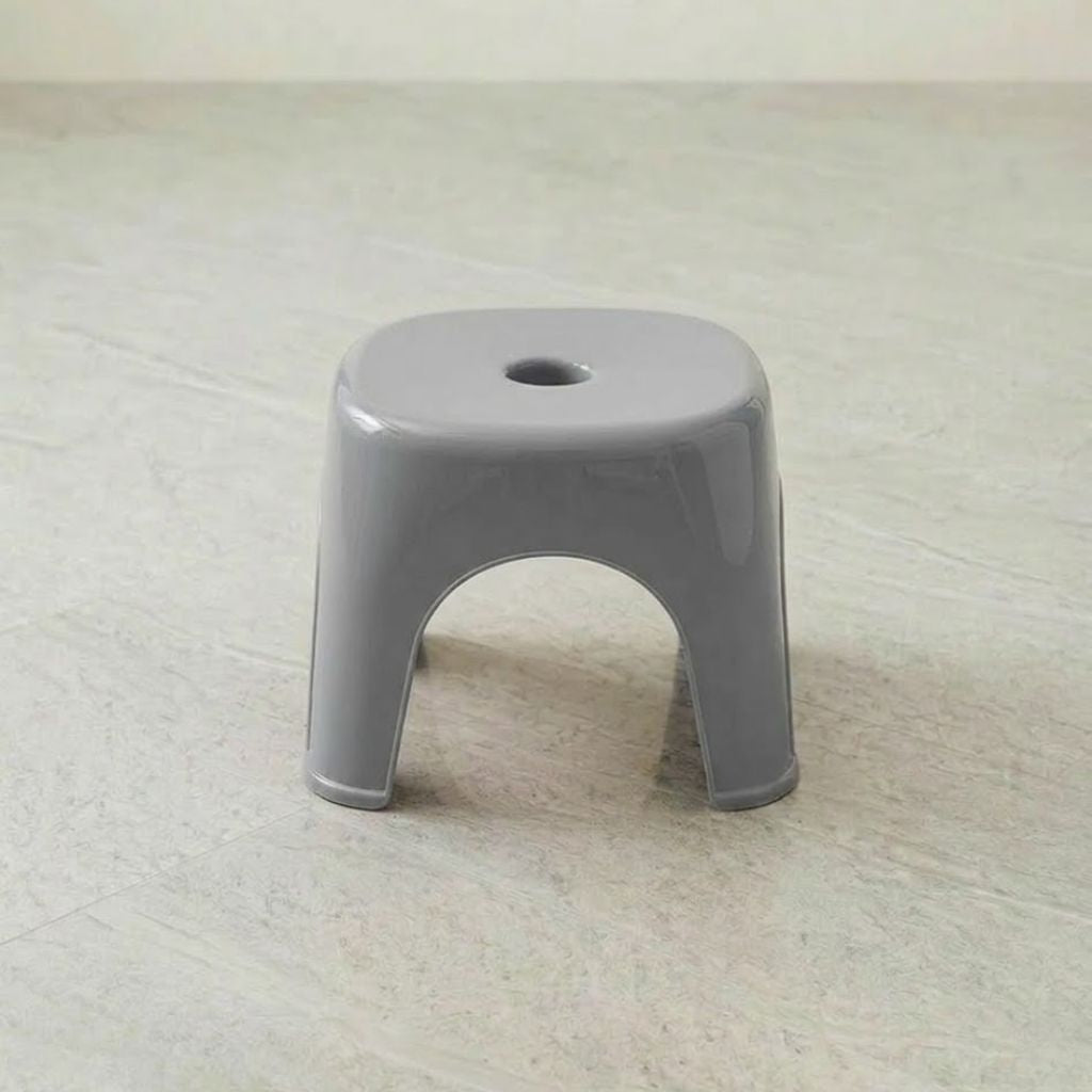 Deluxe Plastic Bath Stool – Heavy Duty Anti-Slip Bathroom Stool (AH-305)