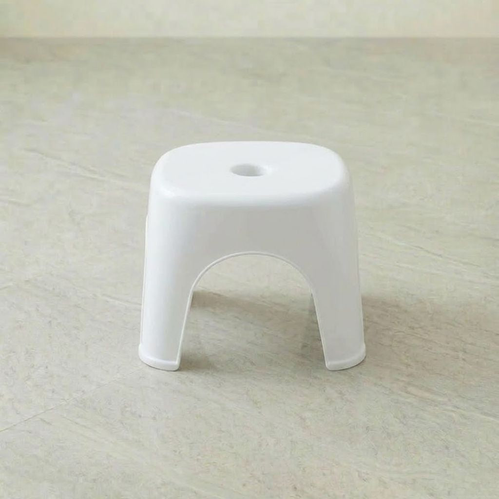 Deluxe Plastic Bath Stool – Heavy Duty Anti-Slip Bathroom Stool (AH-305)
