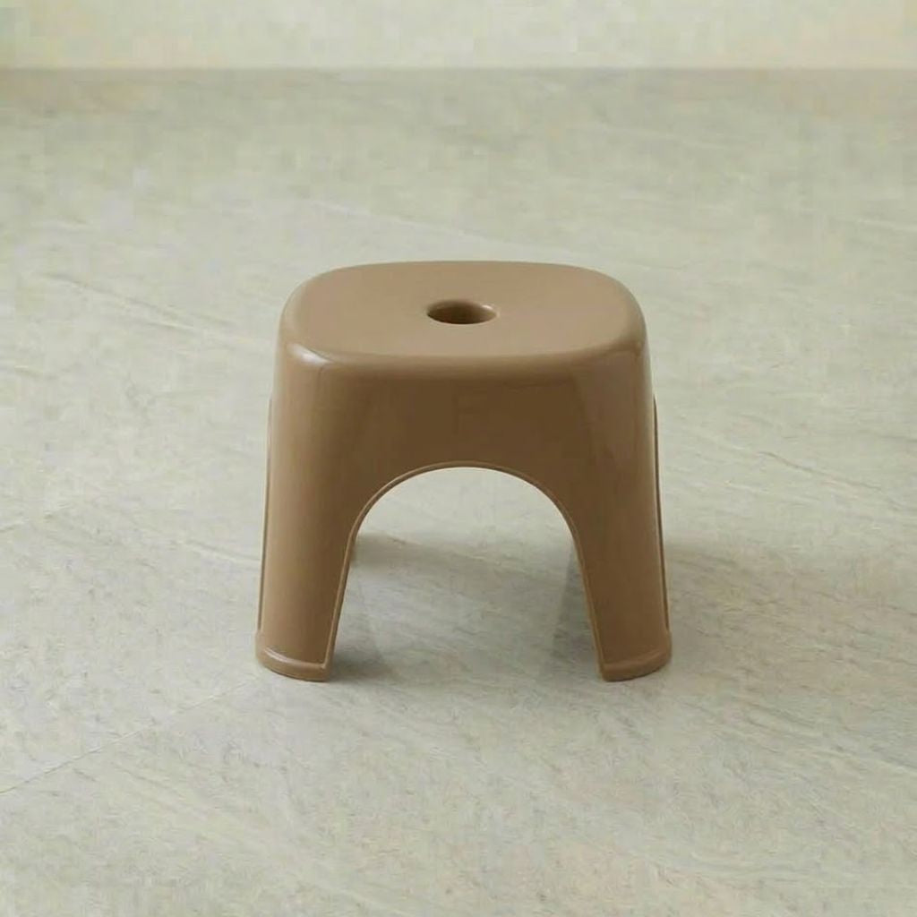 Deluxe Plastic Bath Stool – Heavy Duty Anti-Slip Bathroom Stool (AH-305)