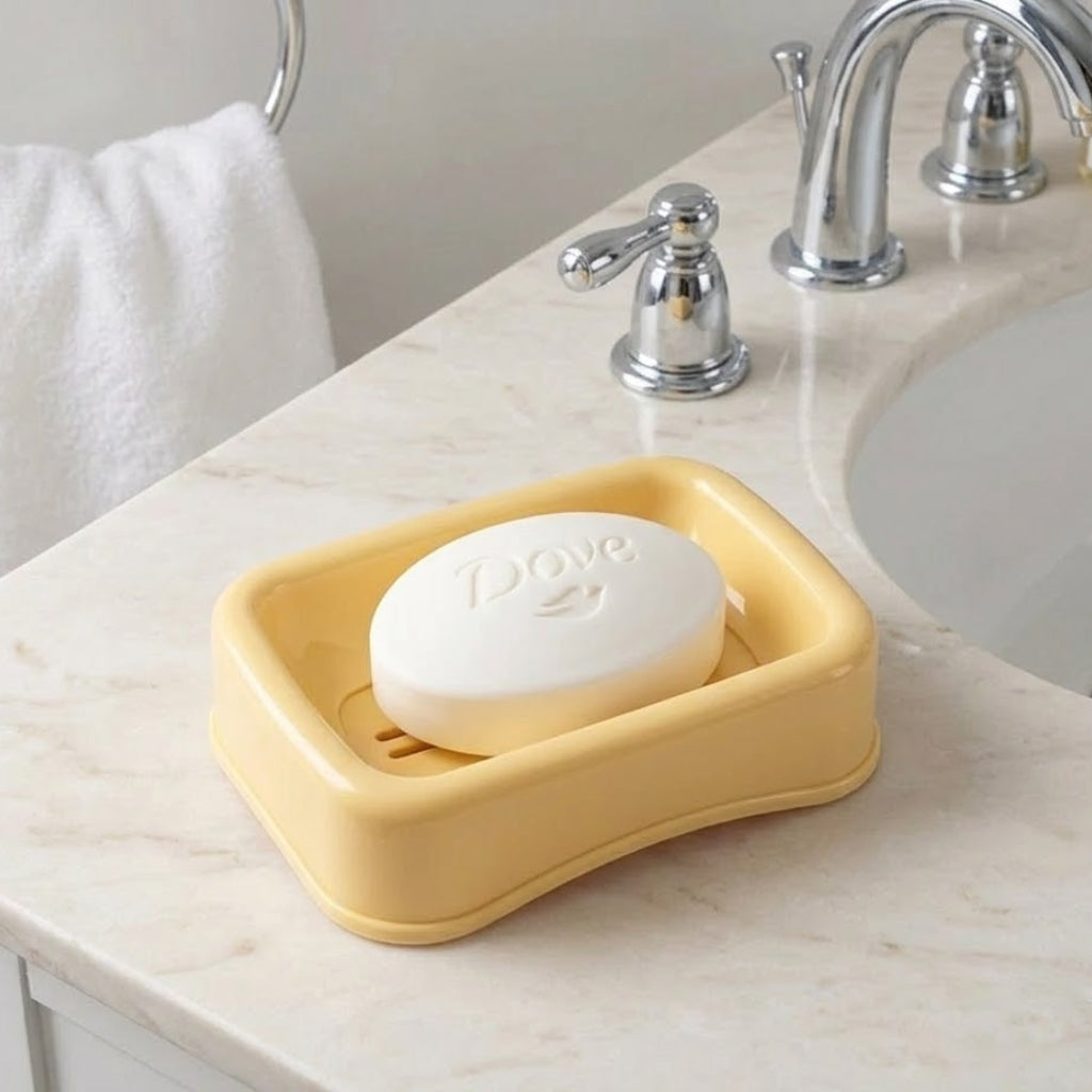 Aroni SD-51 Plastic Soap Dish (Pack of 2) – Multi-Color Bathroom Soap Holder