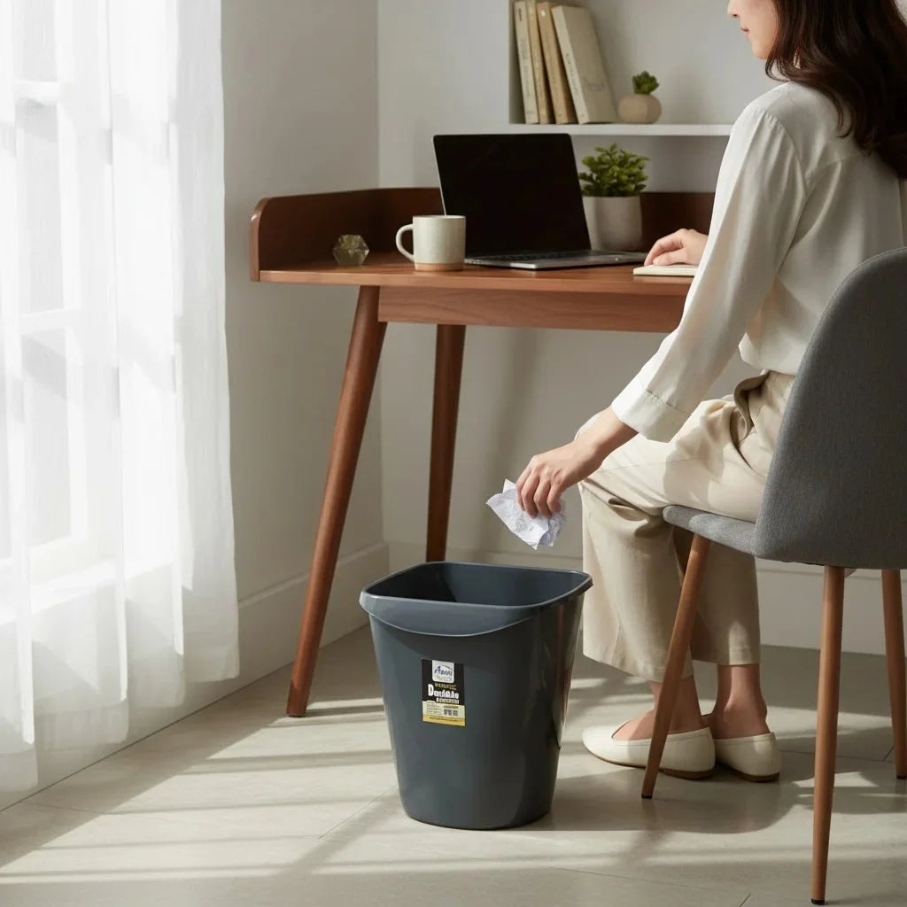 Aroni Household  Easy Lift Plastic Dustbin | Durable Home & Office Waste Bin