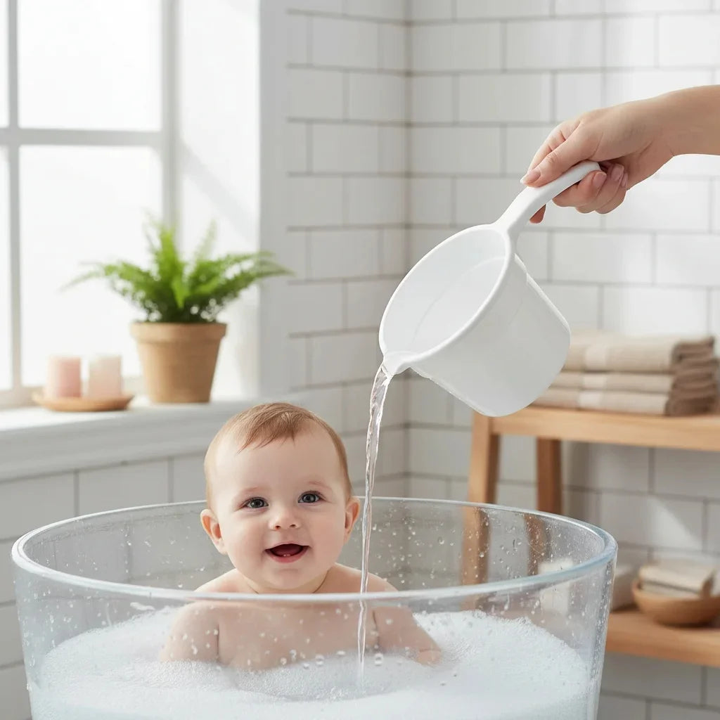 Aroni Household Premium Plastic Bath Mug (Pack of 2) | Durable Water Pourer (AH-170)