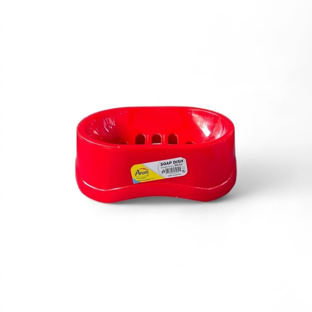 Aroni SD-52 Plastic Soap Dish  – Drainage Design Colorful Bathroom Soap Holder