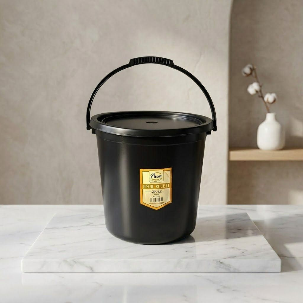 Ideal Bucket – Durable Multi-Purpose Plastic Bucket for Home & Cleaning Use
